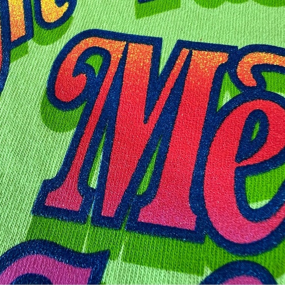 Christopher John Rogers High Fashion Drama Met Neon Green Graphic Tee Large NWT - Picture 5 of 10